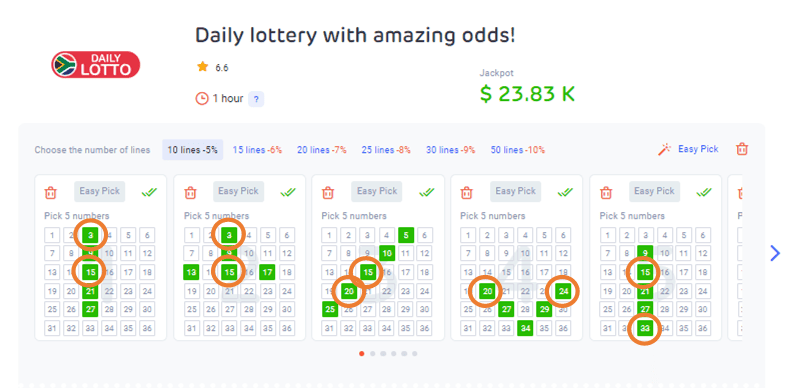 Scorpio lucky lotto on sale numbers for today