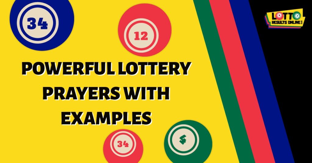 Powerful Lottery Prayers with Examples