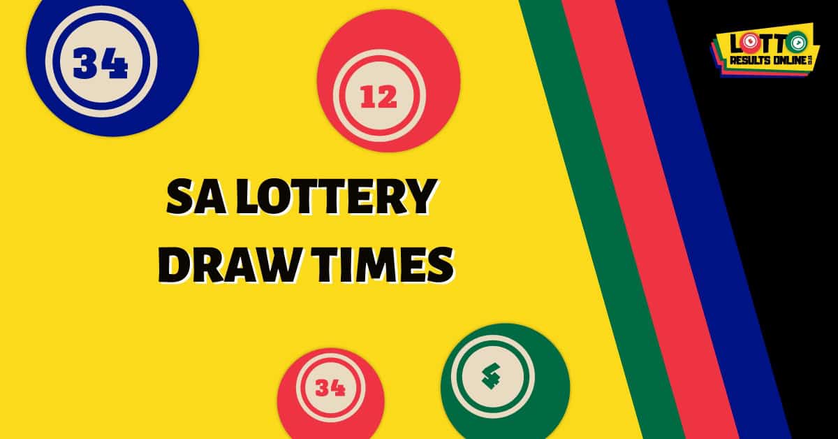 SA Lottery Draw Times