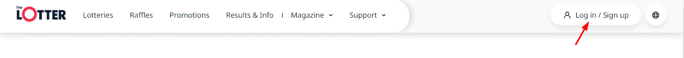 Click on the log insign up icon to sign up